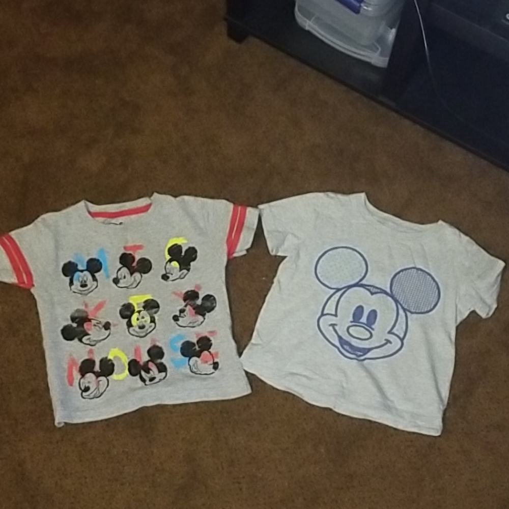 2 Mickey Mouse Tshirts